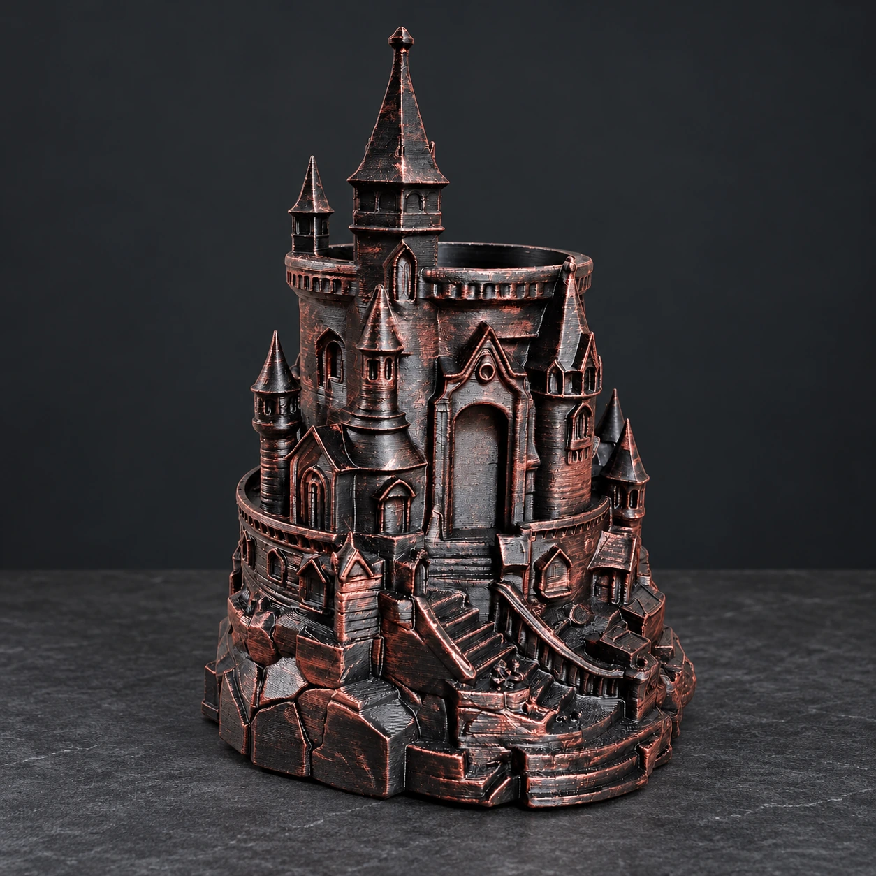 Darkspire — Gothic Castle Pen Holder